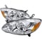 Spec-D Tuning 03-08 Toyota Corolla Euro Headlights Chrome Housing 2LH-COR03-RS - alternate 1